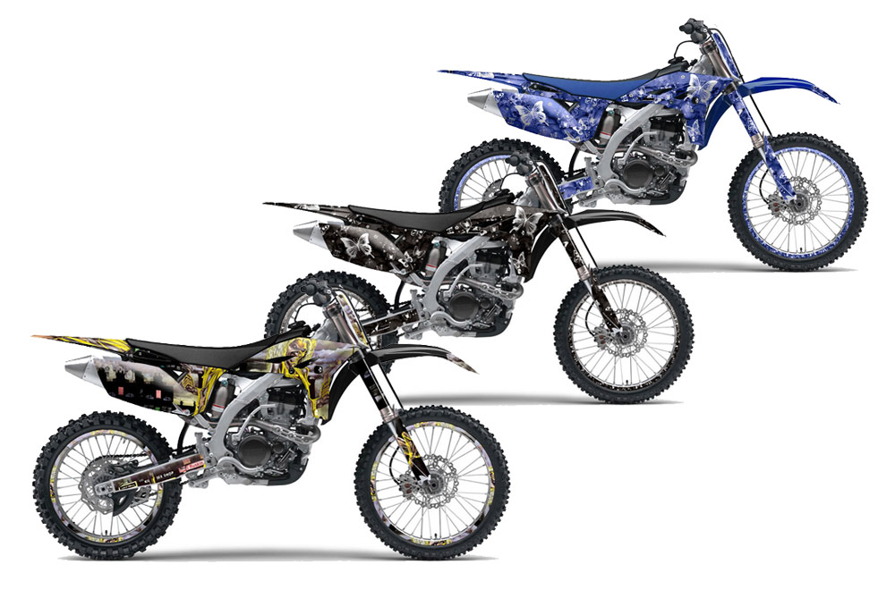 Yamaha YZ250 F 4 Stroke Dirt Bike Custom Graphic Kit - 2010-2013