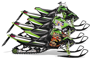 Arctic Cat Sno Pro Race 500 / 600 Sled Custom Graphic Kit - 2008-2011