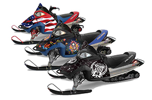 Polaris Fusion Sled Custom Graphic Kit - 2005-2007