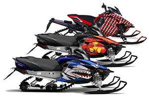 Yamaha Vector RS Sled Custom Graphic Kit - 2012-2016