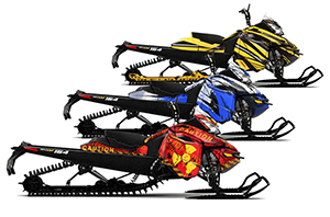 Ski Doo Rev XM Summit Sled Custom Graphic Kit - 2013-2016