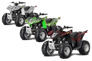 Arctic Cat DVX50 ATV Custom Graphic Kit - 2008-2017