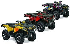 Can Am Outlander 500 / 650 / 800 / 800R / 1000 XT-P ATV Custom Graphic Kit - 2013-2016