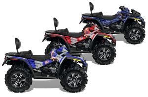 Can Am Outlander MAX 500 / 650 / 800 ATV Custom Graphic Kit - 2006-2012