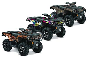 Can Am Outlander XMR / MAX / XT ATV Custom Graphic Kit - 2006-2011