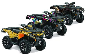 Can Am Outlander XT / DPS / SST ATV Custom Graphic Kit - 2013-2013