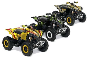 Can Am Renegade 500 / 800 / 1000 ATV Custom Graphic Kit - All Years