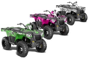 Polaris Sportsman 325ETX / 450 / 570 ATV Custom Graphic Kit - 2014-2017