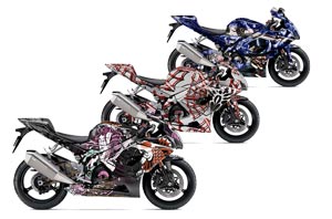 Suzuki GSXR 1000 Custom Graphic Kit - 2005-2006