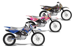 Honda CRF100 Dirt Bike Custom Graphic Kit - 2004-2010