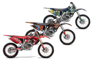 Honda CRF450 R Dirt Bike Custom Graphic Kit - 2002-2012