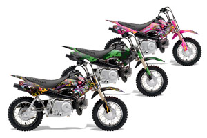 Honda CRF50 Dirt Bike Custom Graphic Kit - 2004-2013