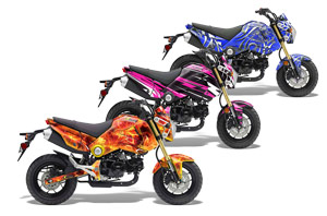 Honda Grom 125 Dirt Bike Custom Graphic Kit - 2013-2016