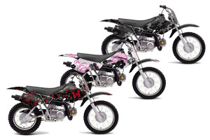 Honda XR50 Dirt Bike Custom Graphic Kit - 2000-2003