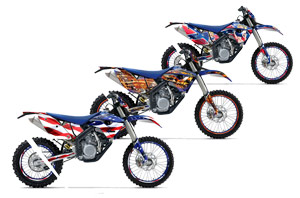 Husaberg FS / FE 670 Dirt Bike Custom Graphic Kit - 2009-2012