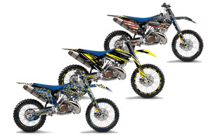 Husaberg TC / FC 250 Dirt Bike Custom Graphic Kit - 2013-2014