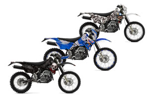 Kawasaki KLX400 Dirt Bike Custom Graphic Kit - 2000-2016