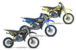 Suzuki RM 85 Dirt Bike Custom Graphic Kit - 2002-2015