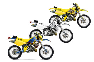 Suzuki RMX 250 Dirt Bike Custom Graphic Kit - 1989-1998