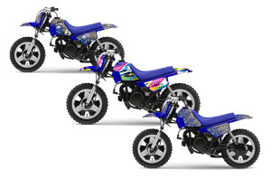 Yamaha PW80 Dirt Bike Custom Graphic Kit - 1996-2006