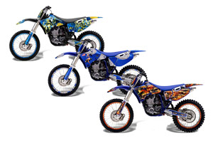 Yamaha YZ400 4 Stroke Dirt Bike Custom Graphic Kit - 1998-2002