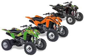 Kawasaki KFX 400 ATV Custom Graphic Kit - 2003-2008