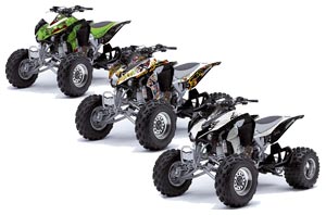 Kawasaki KFX 450 ATV Custom Graphic Kit - 2008-2015