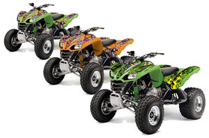 Kawasaki KFX 700 ATV Custom Graphic Kit - 2004-2009