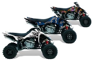 Suzuki LTR 450 ATV Custom Graphic Kit - 2006-2009