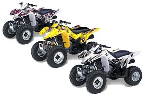 Suzuki LTZ 250 ATV Custom Graphic Kit - 2004-2011