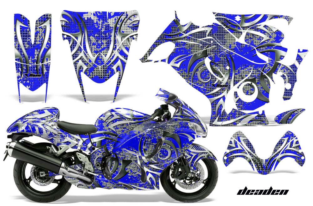 Suzuki GSXR 1300 Hayabusa Custom Graphic Kit - 2008-2013