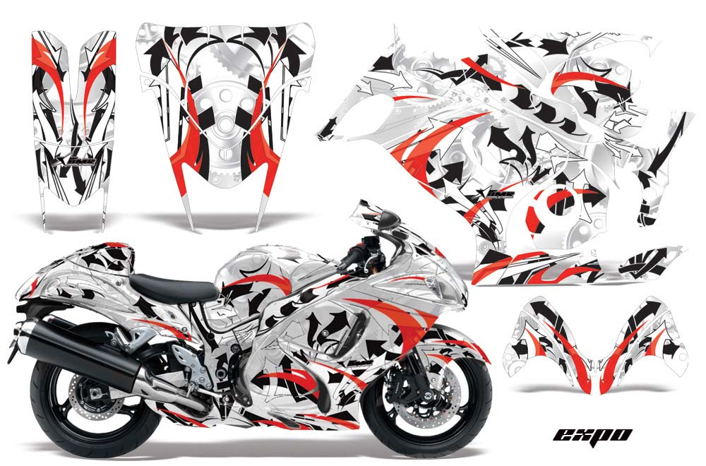 Suzuki GSXR 1300 Hayabusa Custom Graphic Kit - 2008-2013