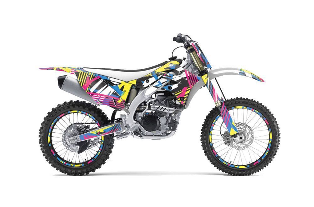 Kawasaki KXF450 Dirt Bike Graphics: Flashback - MX Graphic ...