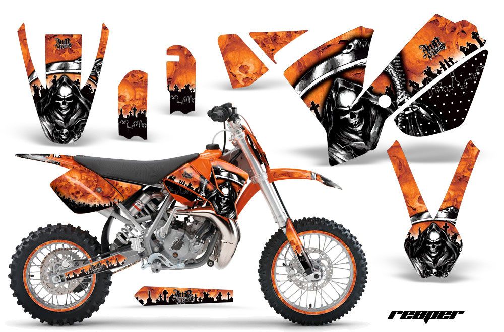 KTM SX 65 Dirt Bike Custom Graphic Kit - 2002-2008