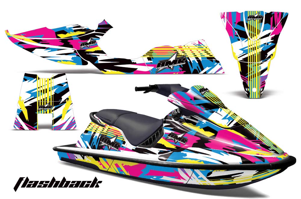 Sea Doo XP Bombardier Jet Ski Graphic Kit - 1994-1996 Flashback