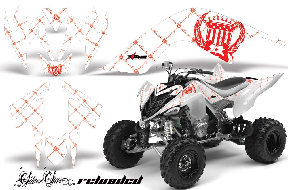 Yamaha Raptor 700 ATV Graphic Kit - 2006-2012 Silver Star