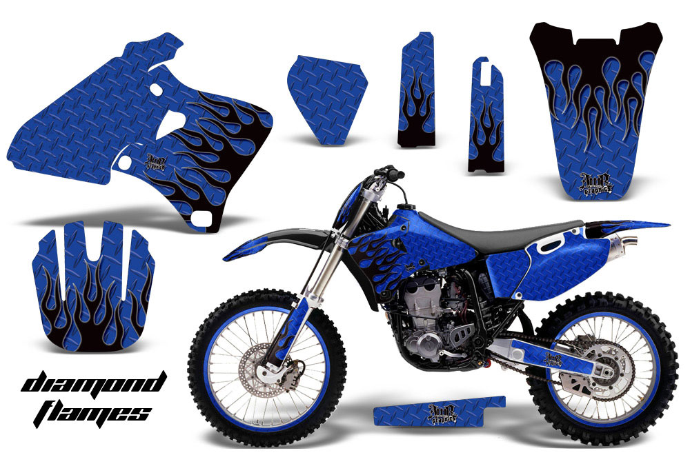 Yamaha YZ250 4 Stroke Dirt Bike Custom Graphic Kit - 1989-2002