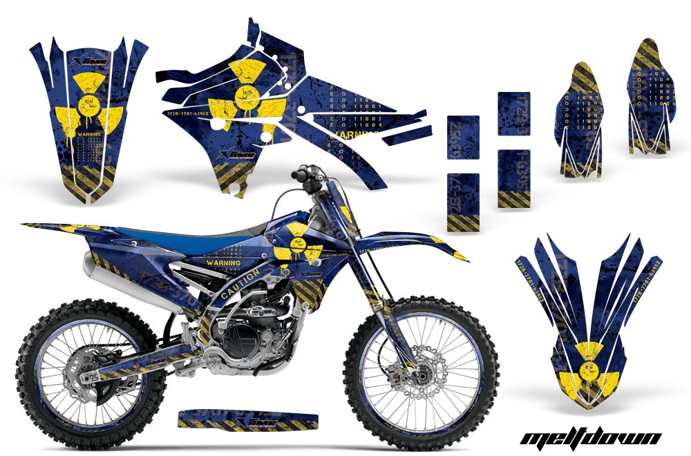 Yamaha YZ450 F Dirt Bike Custom Graphic Kit - 2014-2017